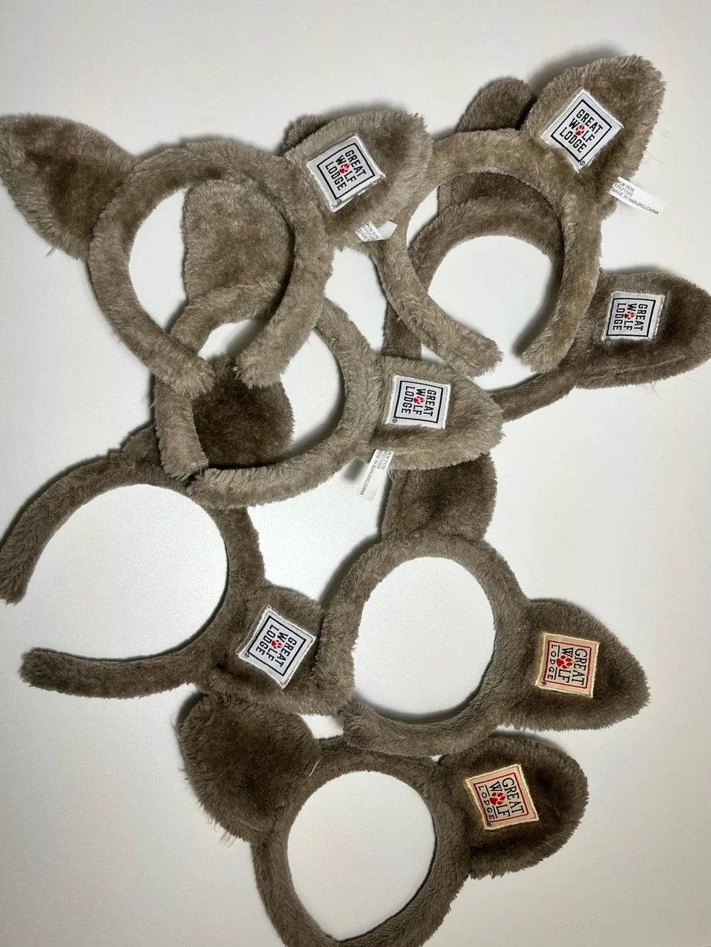 Great Wolf Lodge Plush Ear Headband - Taupe